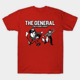 The General - Bobby Knight Chair Throw T-Shirt